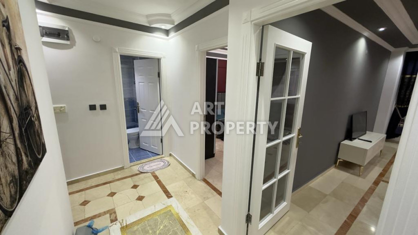 Квартира в Махмутларе двухкомнатная с мебелью и видом на море - Ракурс 23