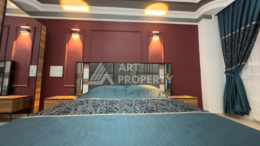 Квартира в Махмутларе двухкомнатная с мебелью и видом на море - Ракурс 26