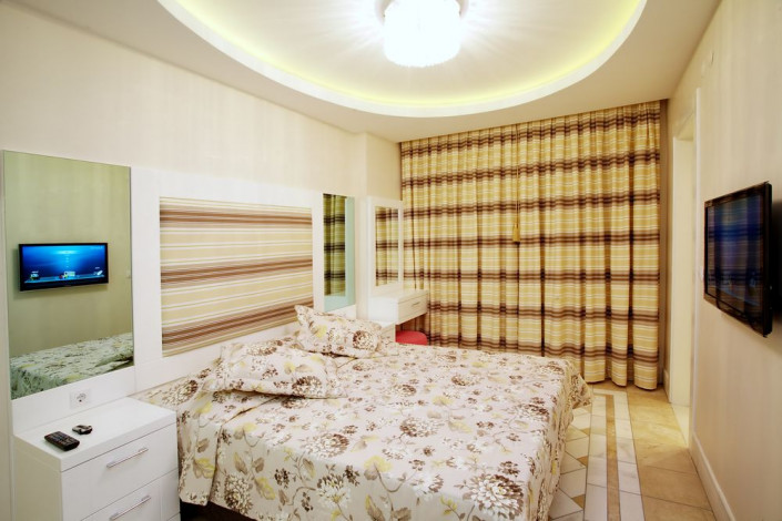 Квартиры 2+1 и 3+1 в уникальном месте на первой линии у пляжа Клеопатры! 120 м2 - Ракурс 69