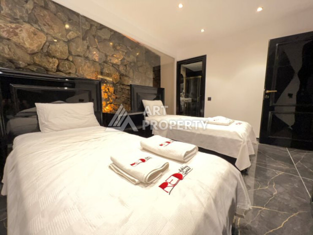 Вилла с собственным бассейном и панорамным видом в районе Каргыджак. - Ракурс 23