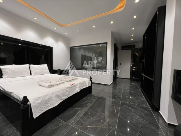 Вилла с собственным бассейном и панорамным видом в районе Каргыджак. - Ракурс 26