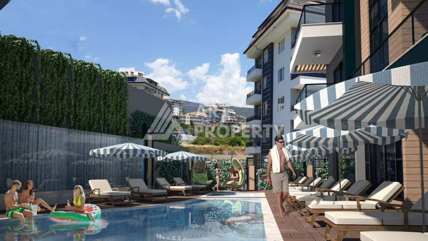 Квартира 1+1 в новым доме в развитом районе Оба - Ракурс 3