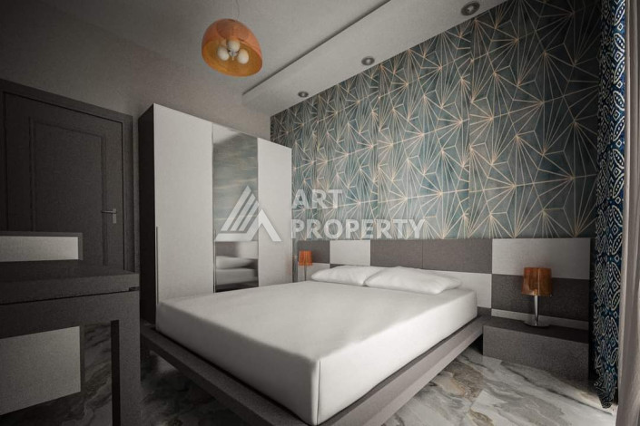 Квартира 1+1 в новым доме в развитом районе Оба - Ракурс 10