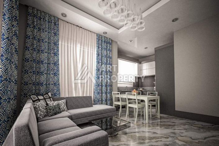 Квартира 1+1 в новым доме в развитом районе Оба - Ракурс 11