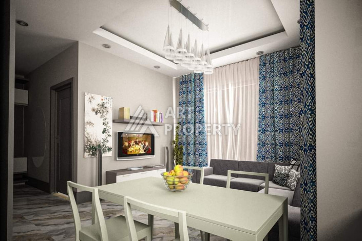 Квартира 1+1 в новым доме в развитом районе Оба - Ракурс 14