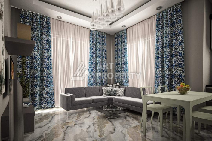 Квартира 1+1 в новым доме в развитом районе Оба - Ракурс 17