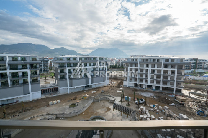 Квартира в новом роскошном жилом комплексе в районе Оба, 2+1: 115м2 - Ракурс 4