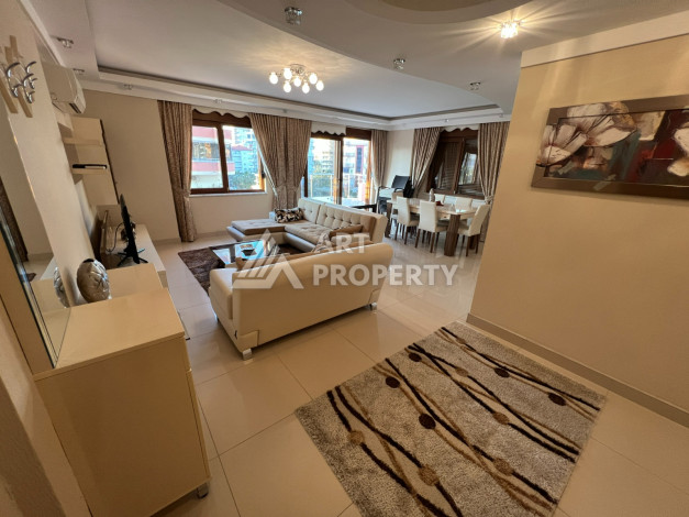 Апартаменты с видом на море планировки 2+1 в районе Махмутлар, 90м2 - Ракурс 2