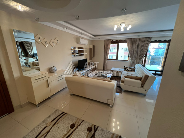 Апартаменты с видом на море планировки 2+1 в районе Махмутлар, 90м2 - Ракурс 6