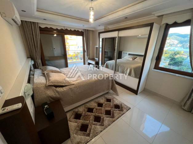 Апартаменты с видом на море планировки 2+1 в районе Махмутлар, 90м2 - Ракурс 8