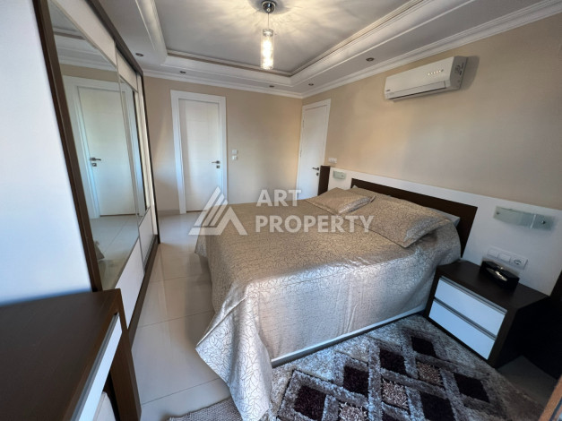 Апартаменты с видом на море планировки 2+1 в районе Махмутлар, 90м2 - Ракурс 10