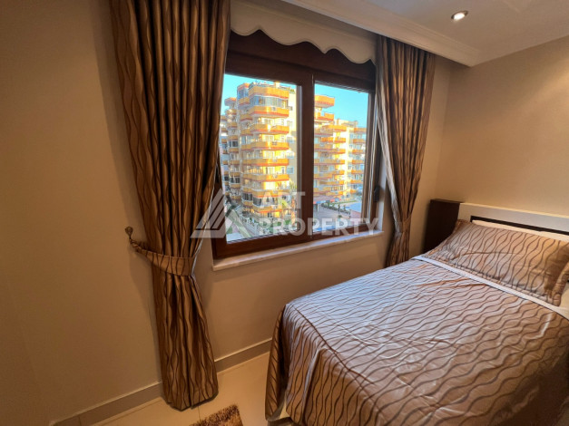 Апартаменты с видом на море планировки 2+1 в районе Махмутлар, 90м2 - Ракурс 11