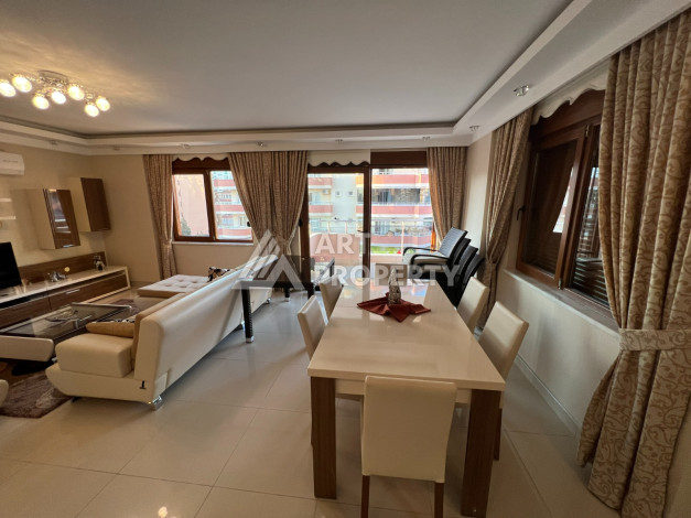 Апартаменты с видом на море планировки 2+1 в районе Махмутлар, 90м2 - Ракурс 20