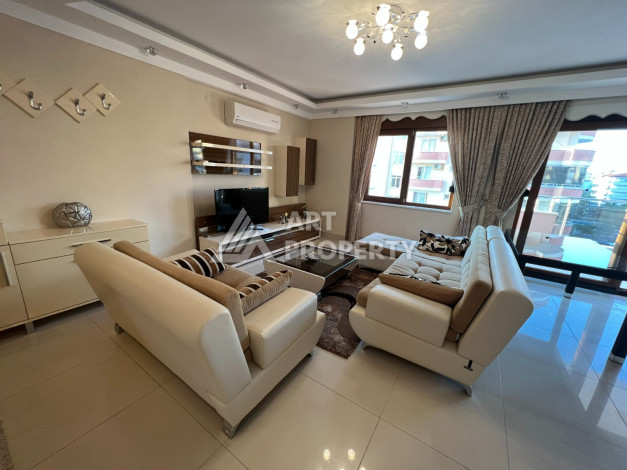 Апартаменты с видом на море планировки 2+1 в районе Махмутлар, 90м2 - Ракурс 22