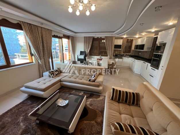 Апартаменты с видом на море планировки 2+1 в районе Махмутлар, 90м2 - Ракурс 23