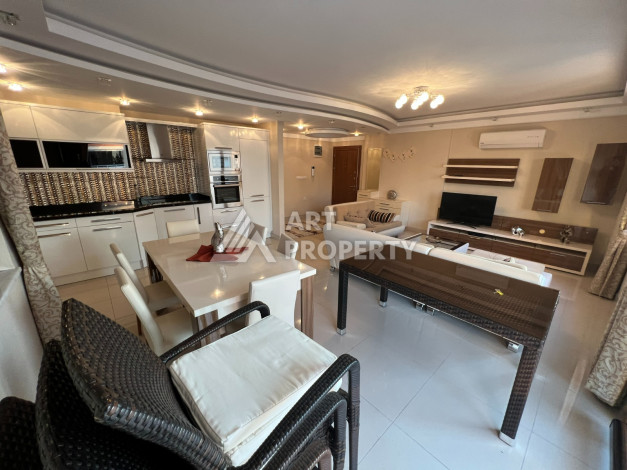 Апартаменты с видом на море планировки 2+1 в районе Махмутлар, 90м2 - Ракурс 24