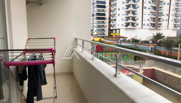 Меблированная квартира с видом на море планировки 2+1 в районе Махмутлар, 110м2 - Ракурс 6