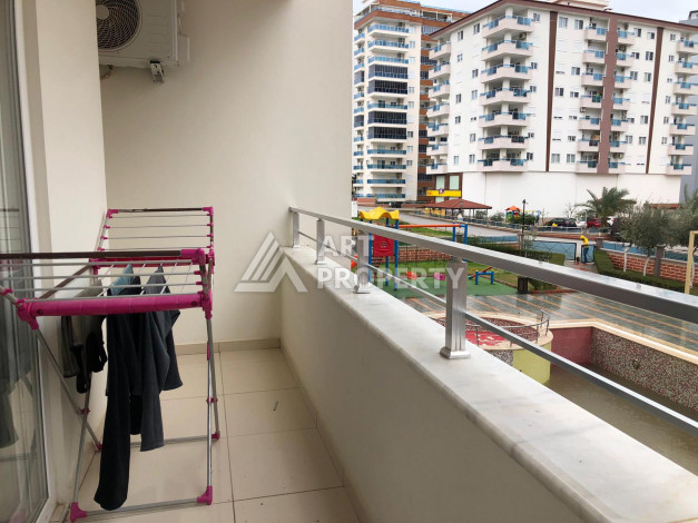 Меблированная квартира с видом на море планировки 2+1 в районе Махмутлар, 110м2 - Ракурс 5