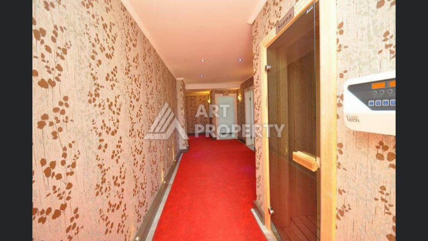 Меблированная квартира с видом на море планировки 2+1 в районе Махмутлар, 110м2 - Ракурс 14