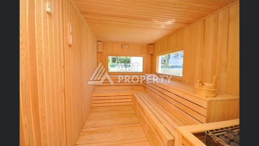 Меблированная квартира с видом на море планировки 2+1 в районе Махмутлар, 110м2 - Ракурс 15