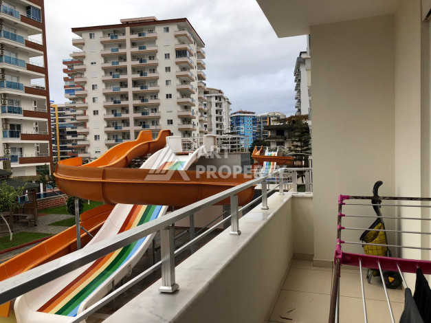 Меблированная квартира с видом на море планировки 2+1 в районе Махмутлар, 110м2 - Ракурс 17