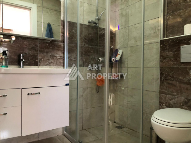 Меблированная квартира с видом на море планировки 2+1 в районе Махмутлар, 110м2 - Ракурс 22