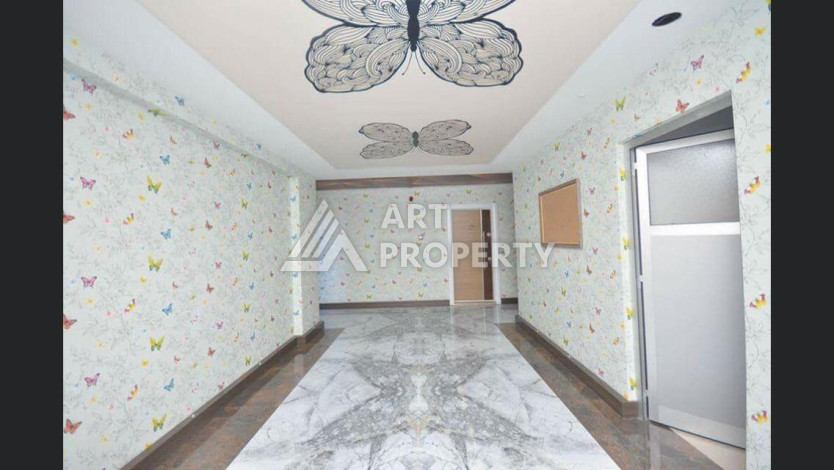 Меблированная квартира с видом на море планировки 2+1 в районе Махмутлар, 110м2 - Ракурс 25