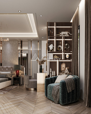 Элитный проект вилл планировки 3+1 в районе Кызылджашехир махалле, Аланья - Ракурс 14