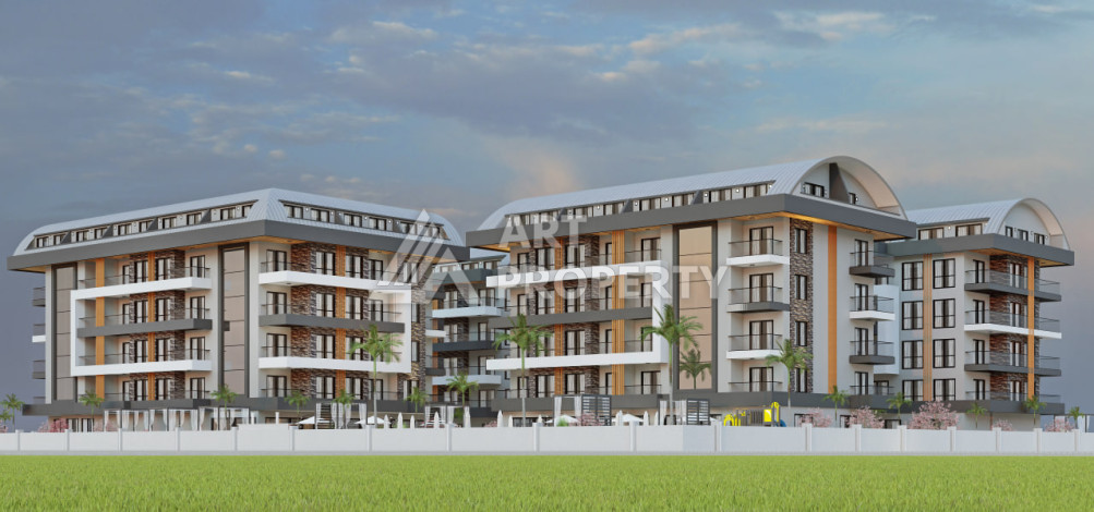 Квартира с чистовой отделкой в молодом современном комплексе – Алания, Оба - Ракурс 4