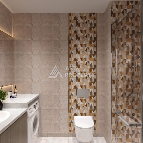 Квартира с чистовой отделкой в молодом современном комплексе – Алания, Оба - Ракурс 16