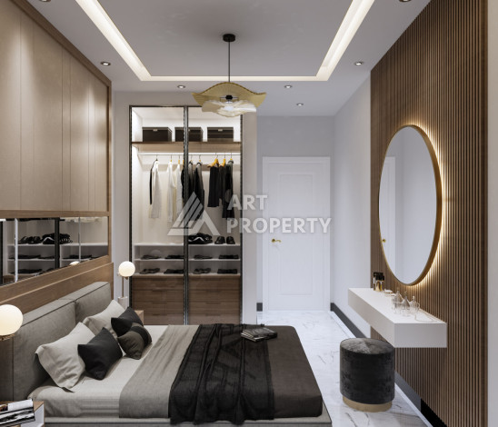 Квартира с чистовой отделкой в молодом современном комплексе – Алания, Оба - Ракурс 19