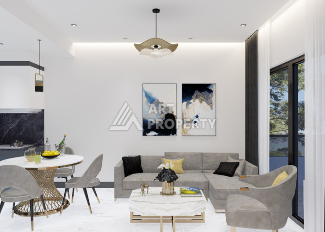 Квартира с чистовой отделкой в молодом современном комплексе – Алания, Оба - Ракурс 20