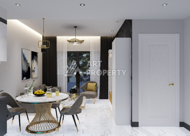 Квартира с чистовой отделкой в молодом современном комплексе – Алания, Оба - Ракурс 21