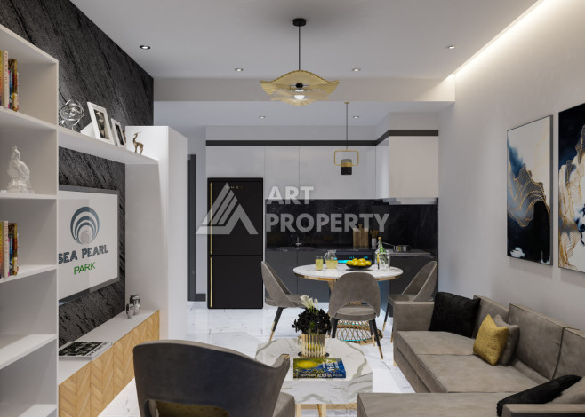 Квартира с чистовой отделкой в молодом современном комплексе – Алания, Оба - Ракурс 22