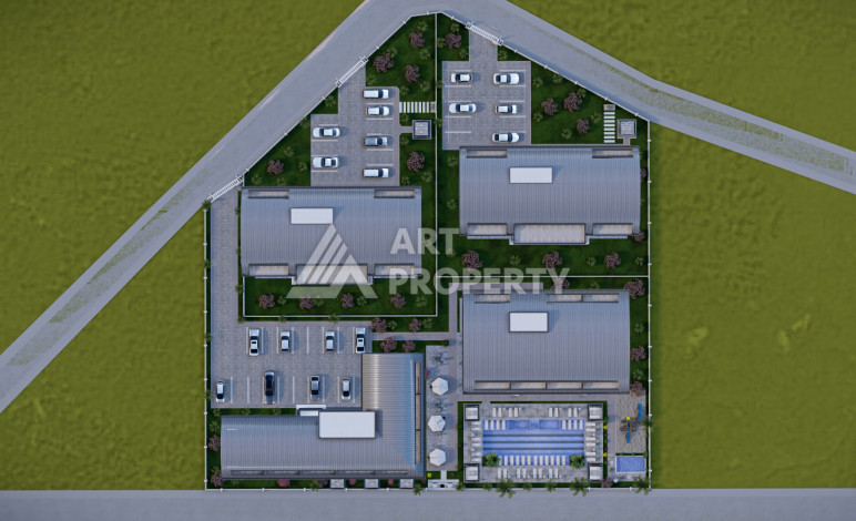 Квартира с чистовой отделкой в молодом современном комплексе – Алания, Оба - Ракурс 23