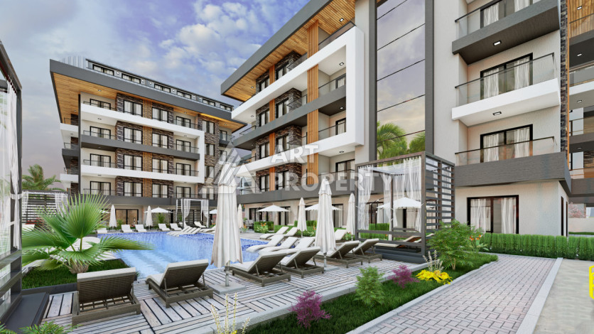 Квартира с чистовой отделкой в молодом современном комплексе – Алания, Оба - Ракурс 30