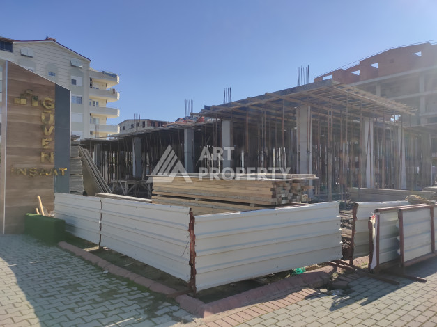 Дом городского типа на этапе строительства в районе Газипаша! - Ракурс 2