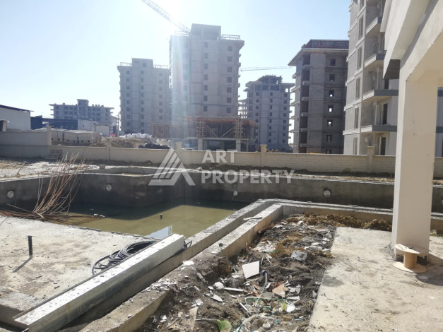 На финальной стадии строительства жилой комплекс в Авсаларе - Ракурс 3