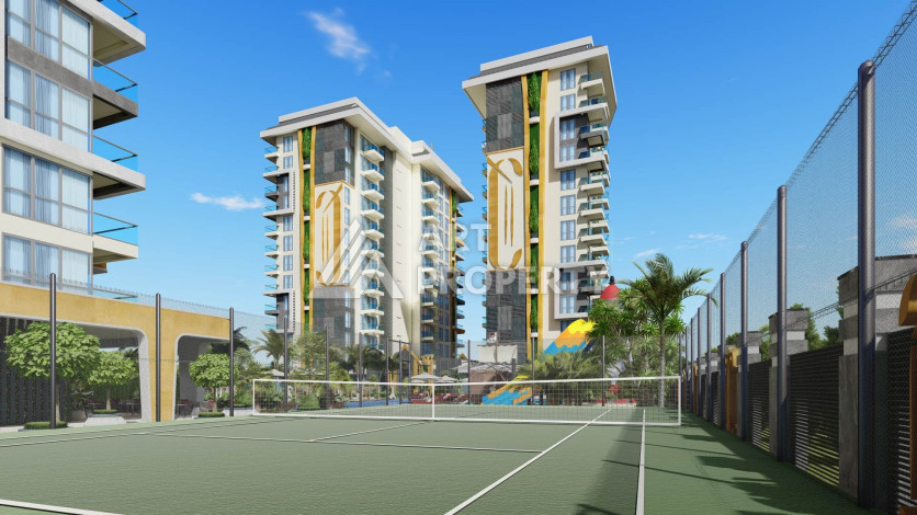 Шикарный комплекс в самом центре Махмутлара на стадии строительства - Ракурс 2