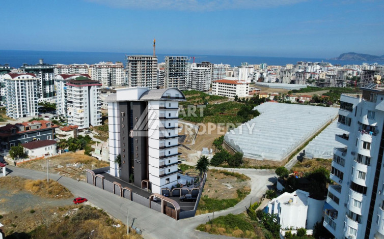 Новый проект в удобной локации, 950метров от моря в районе Махмутлар. - Ракурс 3