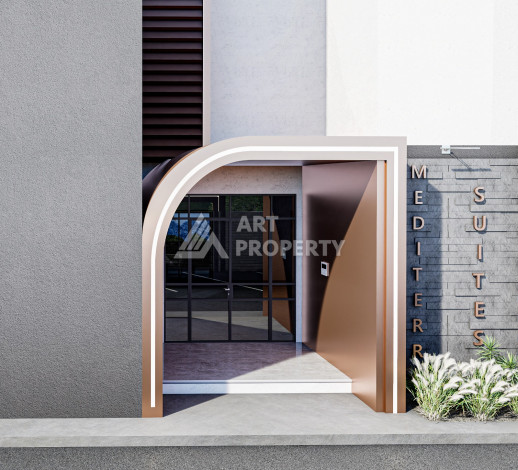 Новый проект в удобной локации, 950метров от моря в районе Махмутлар. - Ракурс 7