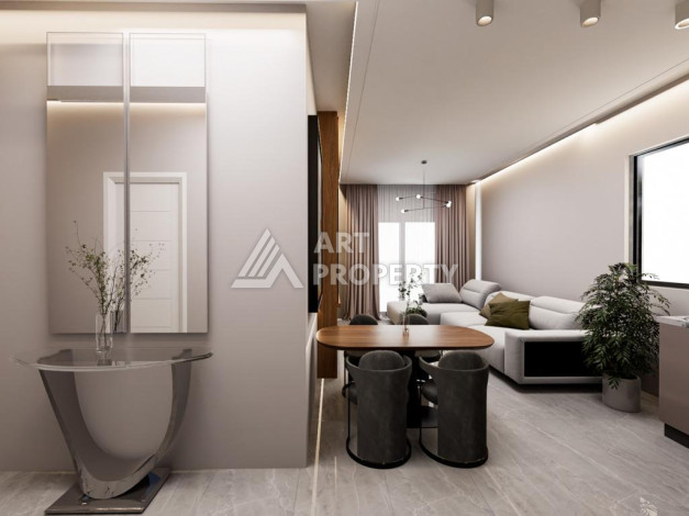 Новый проект в удобной локации, 950метров от моря в районе Махмутлар. - Ракурс 21