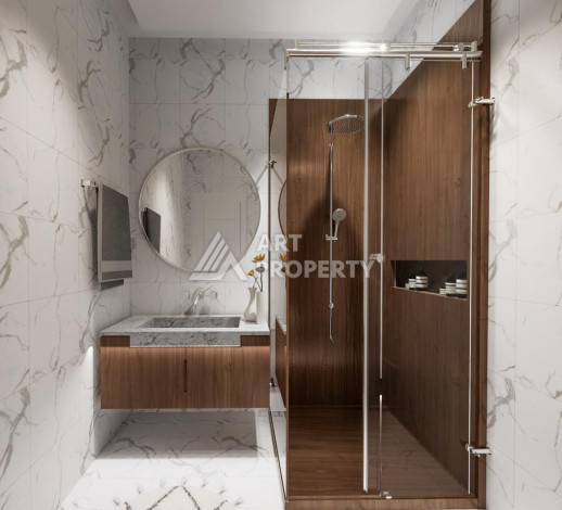 Новый проект в удобной локации, 950метров от моря в районе Махмутлар. - Ракурс 22