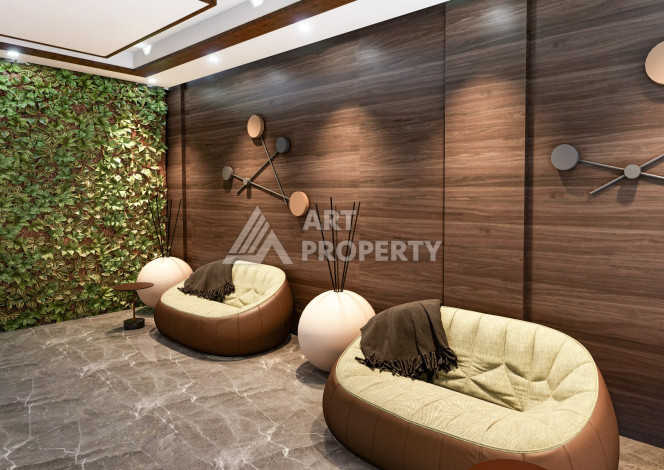 Новый проект в удобной локации, 950метров от моря в районе Махмутлар. - Ракурс 24