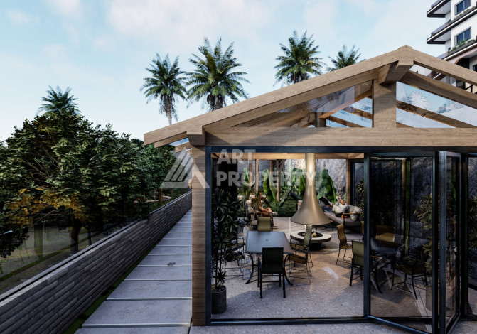 Новый проект в удобной локации, 950метров от моря в районе Махмутлар. - Ракурс 27