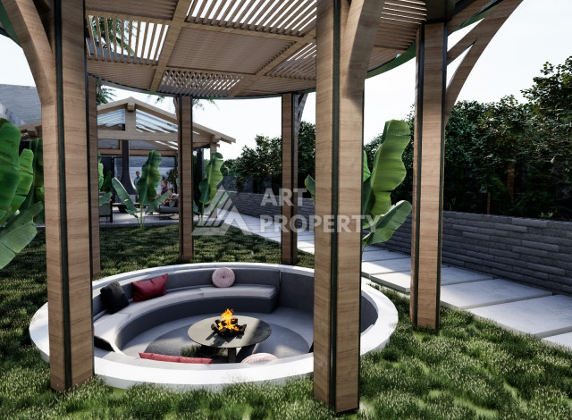 Новый проект в удобной локации, 950метров от моря в районе Махмутлар. - Ракурс 28