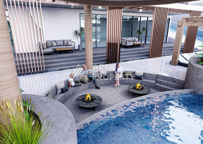 Новый проект в удобной локации, 950метров от моря в районе Махмутлар. - Ракурс 30