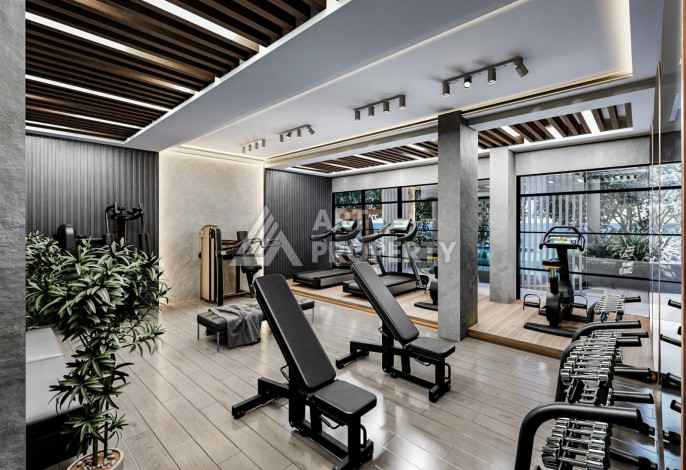 Новый проект в удобной локации, 950метров от моря в районе Махмутлар. - Ракурс 32