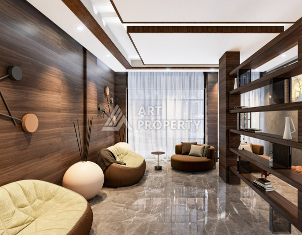 Новый проект в удобной локации, 950метров от моря в районе Махмутлар. - Ракурс 37