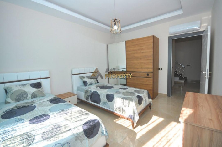 Двухуровневая квартира, планировки 2+1 в центре района Оба, Алания, 120 м2 - Ракурс 20